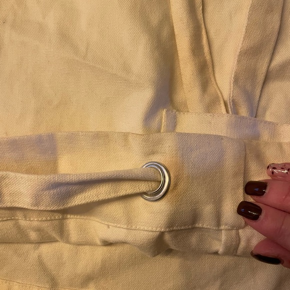 Chrome Hearts white drawstring cloth duffle/tote. - Picture 5 of 5